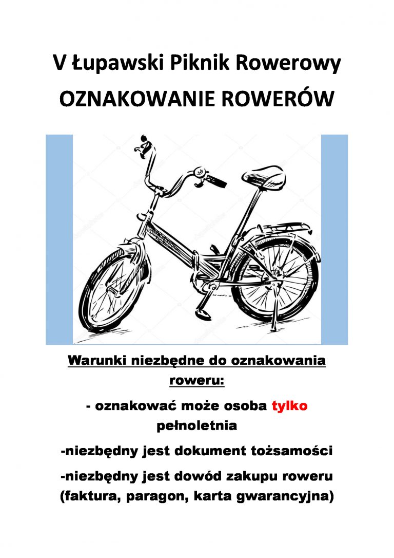 Oznakowanie rowerów