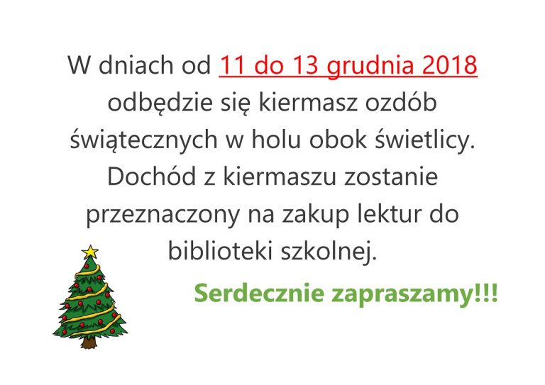 Kiermasz świąteczny