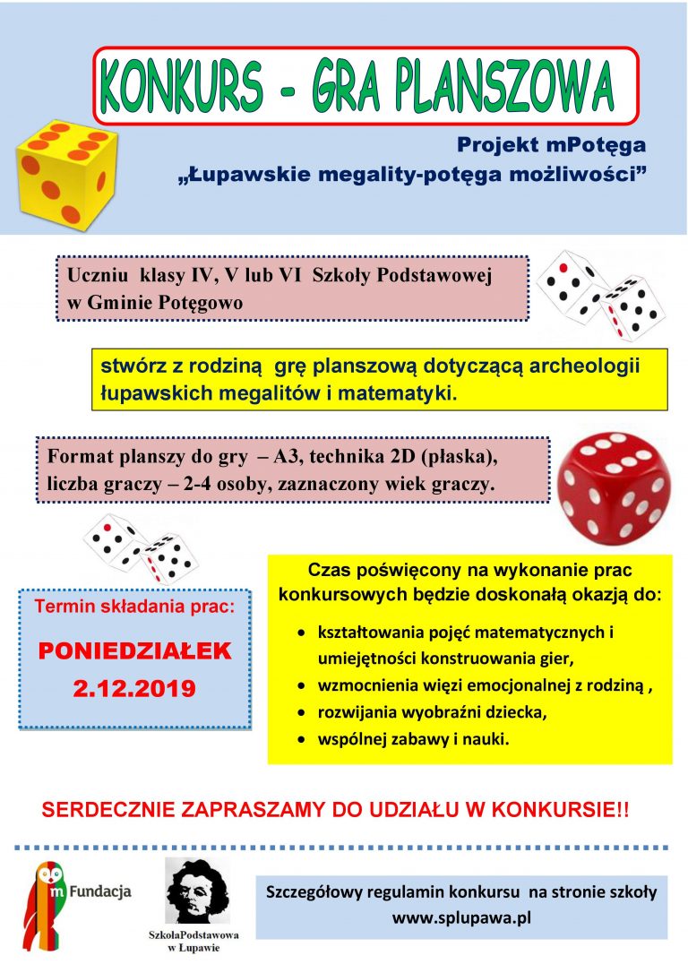 Konkurs na grę planszową