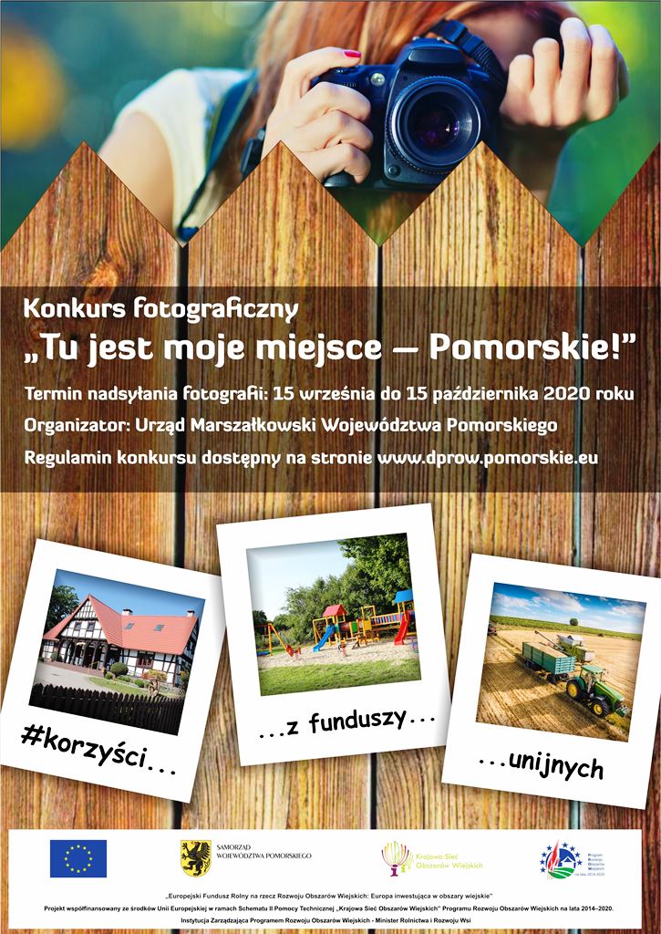 Konkurs fotograficzny „Tu jest moje miejsce – Pomorskie!”