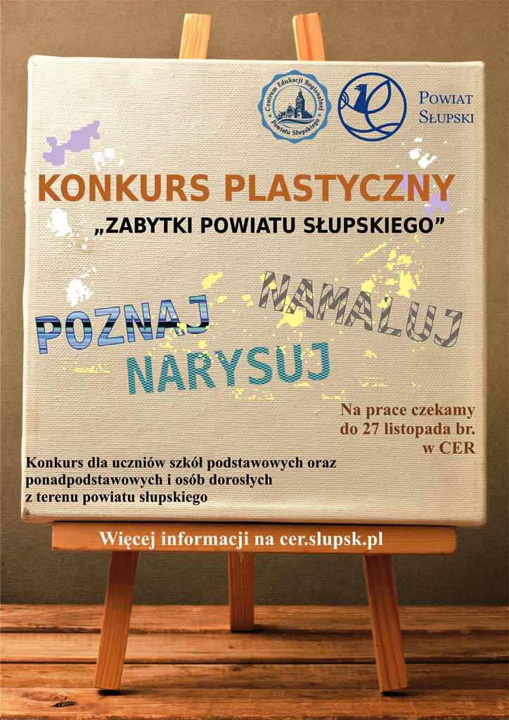 Konkurs plastyczny „Zabytki powiatu słupskiego”