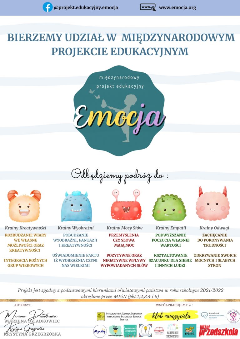 Międzynarodowy projekt edukacyjny EMOCJE