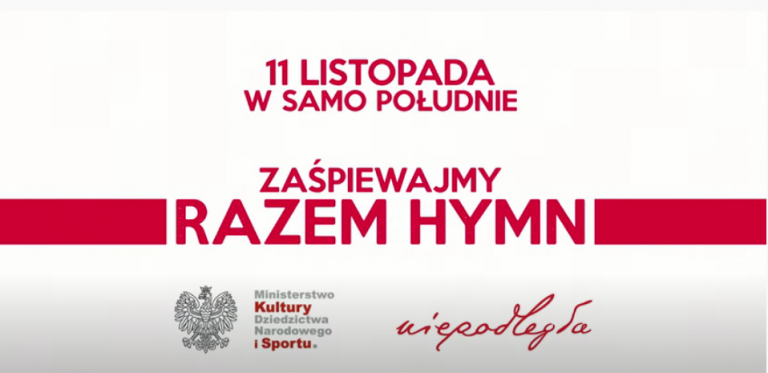 Wspieramy akcję „Niepodległa do hymnu”