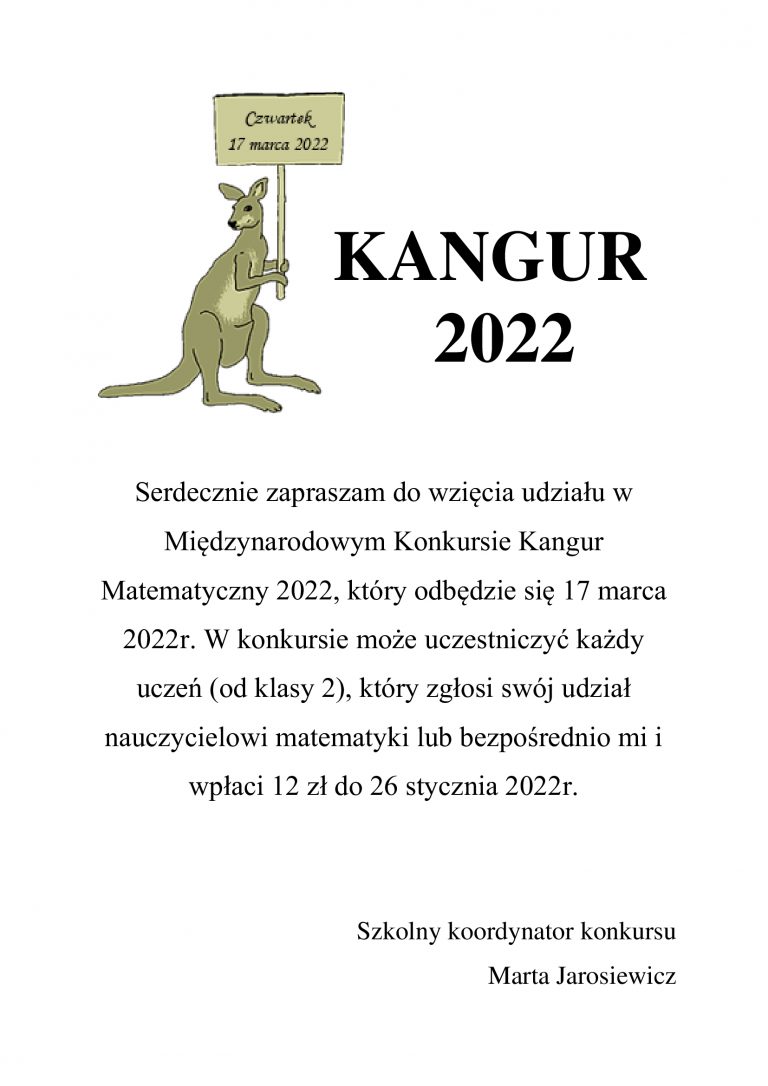 Kangur 2022