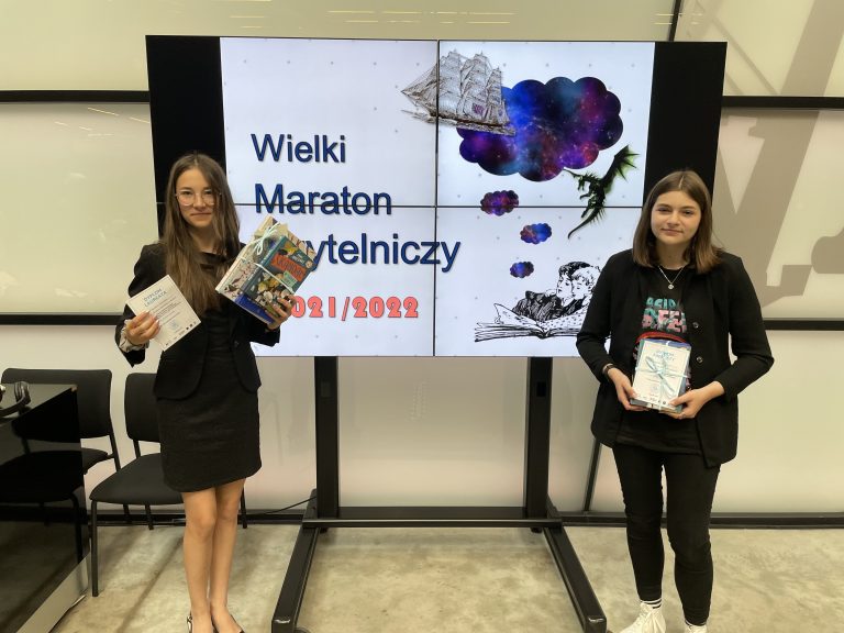 Gala wieńcząca XIII edycję ogólnopolskiego konkursu Wielki Maraton Czytelniczy 2021/2022. Gala wieńcząca XIII edycję ogólnopolskiego konkursu Wielki Maraton Czytelniczy 2021/2022.