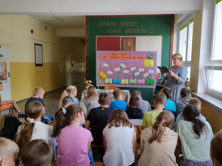 XXII Ogólnopolski Tydzień  Czytania Dzieciom pod hasłem  „Książka jest jak ogród”