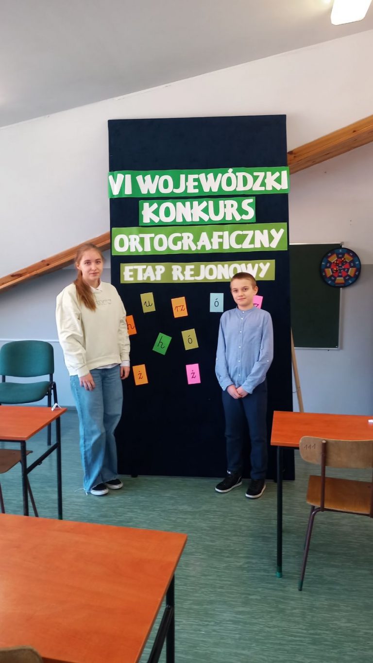 VI WOJEWÓDZKI KONKURS ORTOGRAFICZNY ETAP REJONOWY