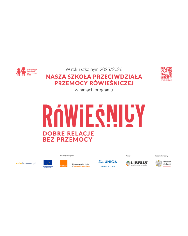 📢 Nasza szkoła przeciw przemocy! 💙