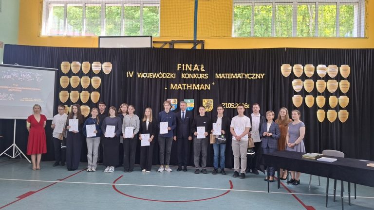 Finalistka IV Wojewódzkiego Konkursu Matematycznego „Mathman”