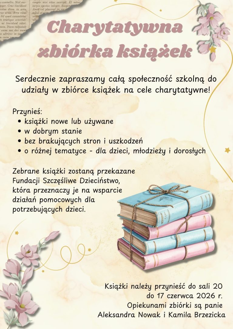 Charytatywna zbiórka książek