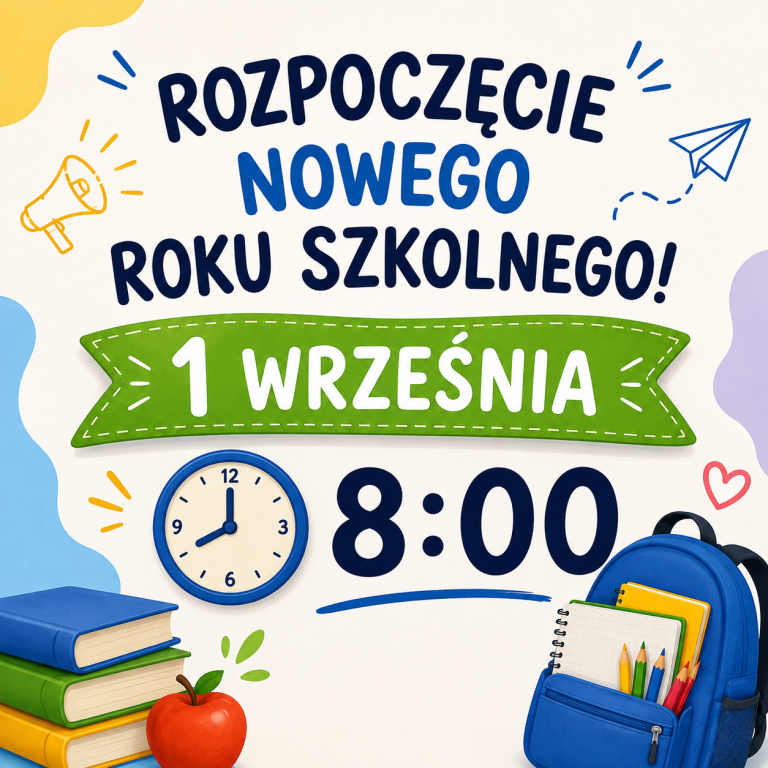 ROZPOCZYNAMY NOWY ROK SZKOLNY!
